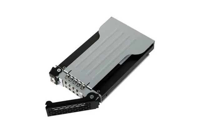 Alt view image 3 of 6 - ToughArmor MB991 MB994 Series Drive Tray with Metal Lock | EZ-Slide Mini Tray MB994TK-B