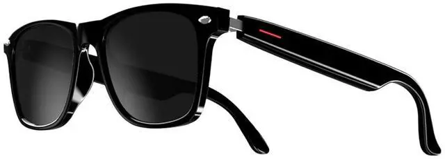 Main image of Smart Glasses Bluetooth Audio Glasses for Men Women with Dual Stereo Speakers, Open Ear Music &HD Calling, Touch &Voice Assistant, UV ProtectionBlack