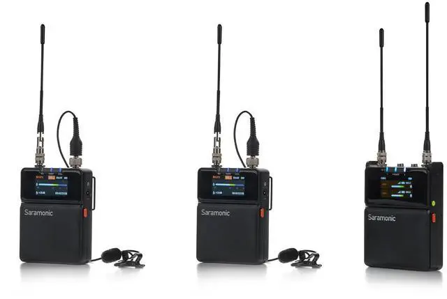 Alt view image 2 of 7 - K9-US Professional Dual Digital UHF Wireless Microphone System with 32-Bit Float/Time Code/Mini Lavaliers/App Control/3.5mm/XLR/3.5mm/USB-C Output (K9-USA)
