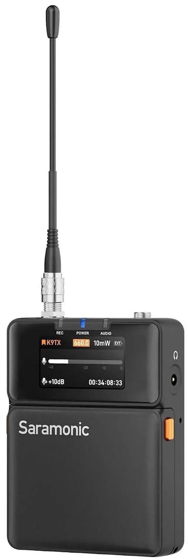 Alt view image 6 of 7 - K9-US Professional Dual Digital UHF Wireless Microphone System with 32-Bit Float/Time Code/Mini Lavaliers/App Control/3.5mm/XLR/3.5mm/USB-C Output (K9-USA)