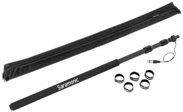 Main image of BoomPole Lite 8.2 Lightweight Carbon Fiber Boom Pole with Internal XLR Cable, Cable Ties & Case