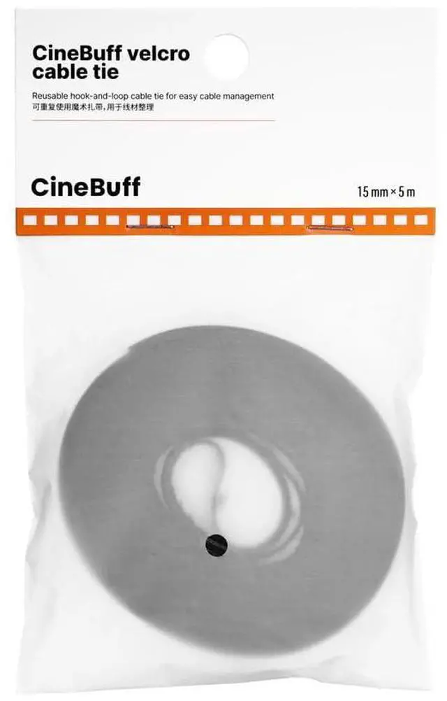 Main image of CineBuff Cable Tie Roll | Reusable Hook and Loop Cable Tie Roll (16.4)