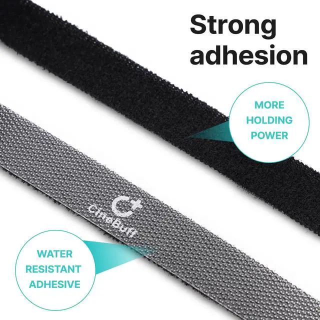 Alt view image 5 of 7 - CineBuff Cable Tie Roll | Reusable Hook and Loop Cable Tie Roll (16.4)