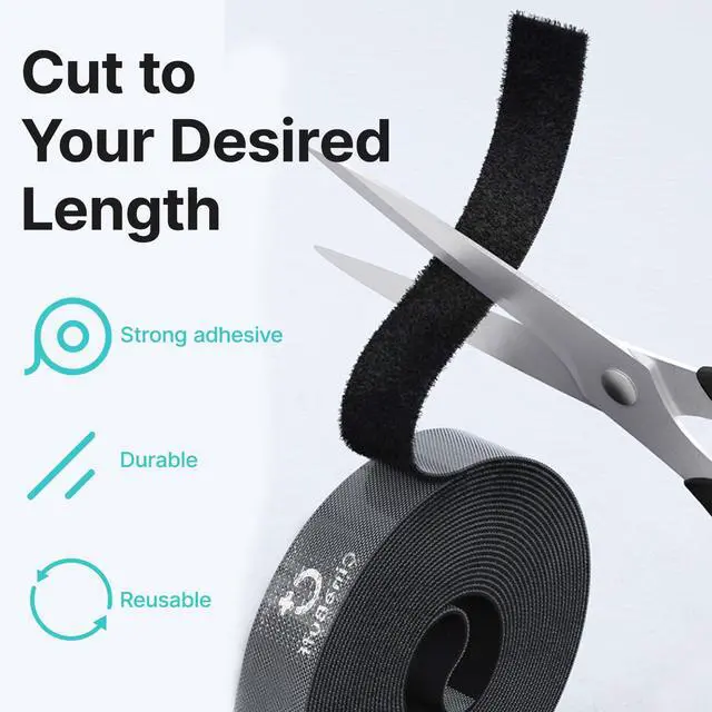 Alt view image 7 of 7 - CineBuff Cable Tie Roll | Reusable Hook and Loop Cable Tie Roll (16.4)