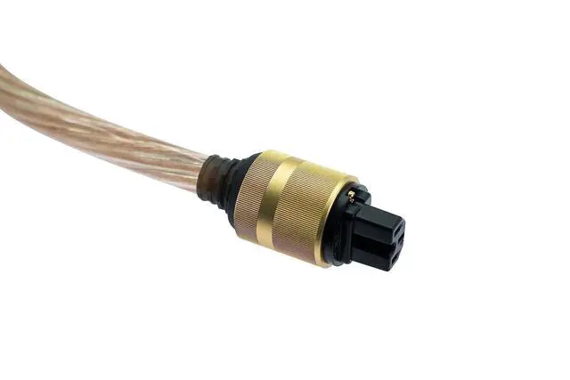 Alt view image 6 of 7 - Quasar - Geometrically Balanced Power Cable | Reduced System Noise | Pure Copper | Impact Resistant Polymer | Gold-Plated Connectors | EMI/RFI Shielding | Exceptional Sonic Performance