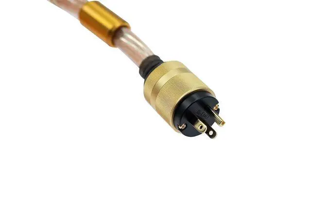 Alt view image 5 of 7 - Quasar - Geometrically Balanced Power Cable | Reduced System Noise | Pure Copper | Impact Resistant Polymer | Gold-Plated Connectors | EMI/RFI Shielding | Exceptional Sonic Performance