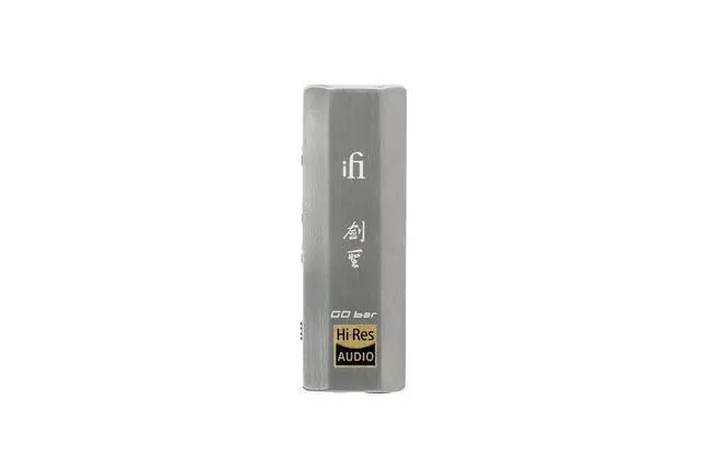 Alt view image 4 of 5 - GO bar Kensei - Portable DAC/Headphone Amp Featuring K2HD Technology - Hi-Res PCM 384kHz/DSD256 - Analogue XBass+ and XSpace Processing | The Ultimate Ultraportable DAC & Headphone Amp