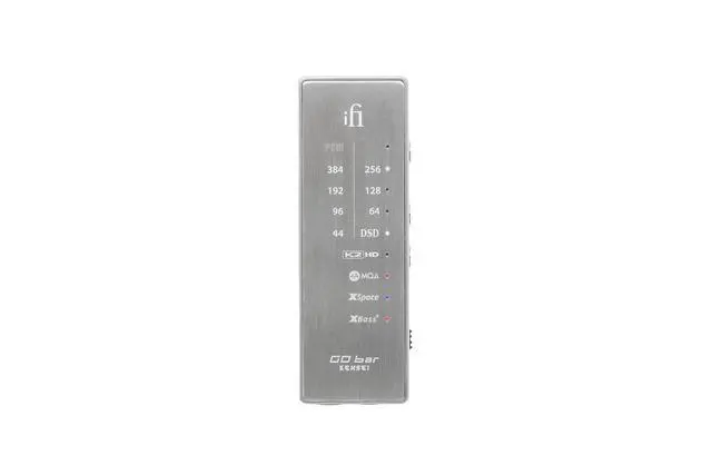 Alt view image 5 of 5 - GO bar Kensei - Portable DAC/Headphone Amp Featuring K2HD Technology - Hi-Res PCM 384kHz/DSD256 - Analogue XBass+ and XSpace Processing | The Ultimate Ultraportable DAC & Headphone Amp