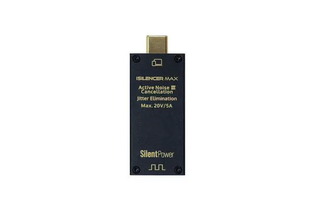 Alt view image 3 of 5 - iSilencer Max - USB-C Noise Filter with Active Noise Cancellation3 | Jitter Elimination & REbalance Technology - Supports up to 100W (20V/5A) input Power, plug and play USB 3.0