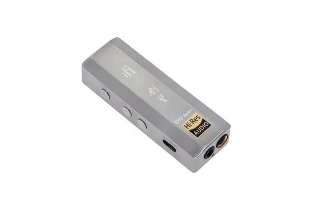 Alt view image 2 of 5 - GO bar Kensei - Portable DAC/Headphone Amp Featuring K2HD Technology - Hi-Res PCM 384kHz/DSD256 - Analogue XBass+ and XSpace Processing | The Ultimate Ultraportable DAC & Headphone Amp