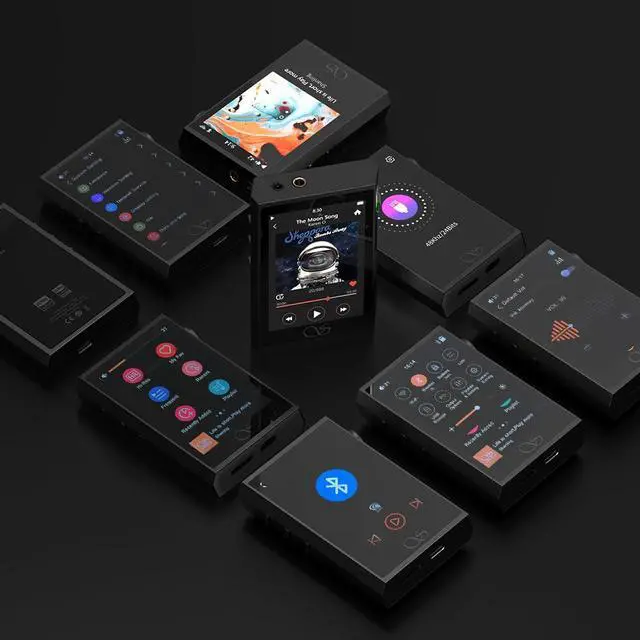 Alt view image 5 of 6 - M1 Plus Protable Music Player M1Plus MP3 High-Definition Lossless ES9069Q DAC Dual SGM8262 Amplifier PCM768 DSD512 Bluetooth 5.2 LDAC WiFi DLNA Black