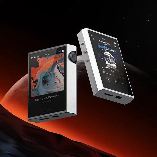 Alt view image 2 of 7 - M1 Plus Protable Hi-Fi Music Player M1Plus High-Definition Lossless MP3 Player ES9069Q DAC Dual SGM8262 Amplifier PCM768 DSD512 Bluetooth 5.2 LDAC WiFi DLNA Airplay Silver