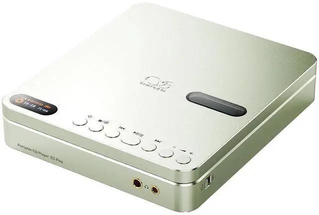 Main image of EC Play Portable HiFi CD Player, USB DAC, Dual CS43198 DAC + Dual SGM8262,384kHz/32bit DSD256,Two-Way Bluetooth 6.0 LDAC,700mW@32 4.4mm Balanced Output, 3.5mm+Coaxial, Green