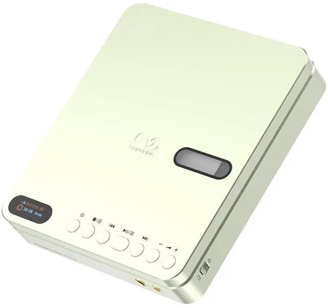 Main image of EC Play Mini CD Player, Portable CD Player with USB DAC, Dual CS43198 DAC + Dual SGM8262,384kHz/32bit DSD256,Two-Way Bluetooth 6.0 LDAC,700mW@32 4.4mm Balanced Output, 3.5mm+Coaxial (Silver)
