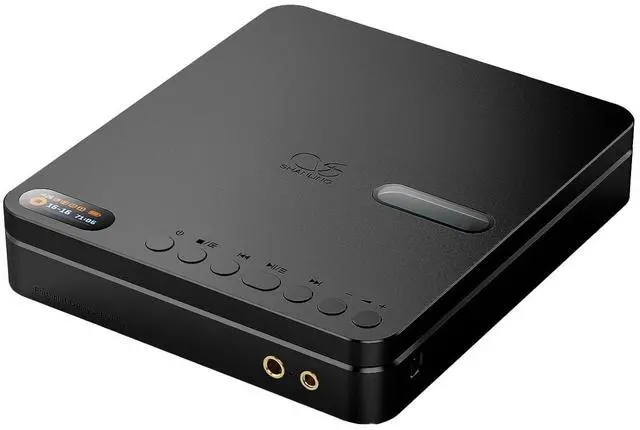 Main image of EC Play Mini CD Player, Portable CD Player with USB DAC, Dual CS43198 DAC + Dual SGM8262 Amp, 700mW@32 4.4mm, Two-Way Bluetooth 6.0 LDAC, Supports 384kHz/32bit DSD256, Coaxial Output,Black