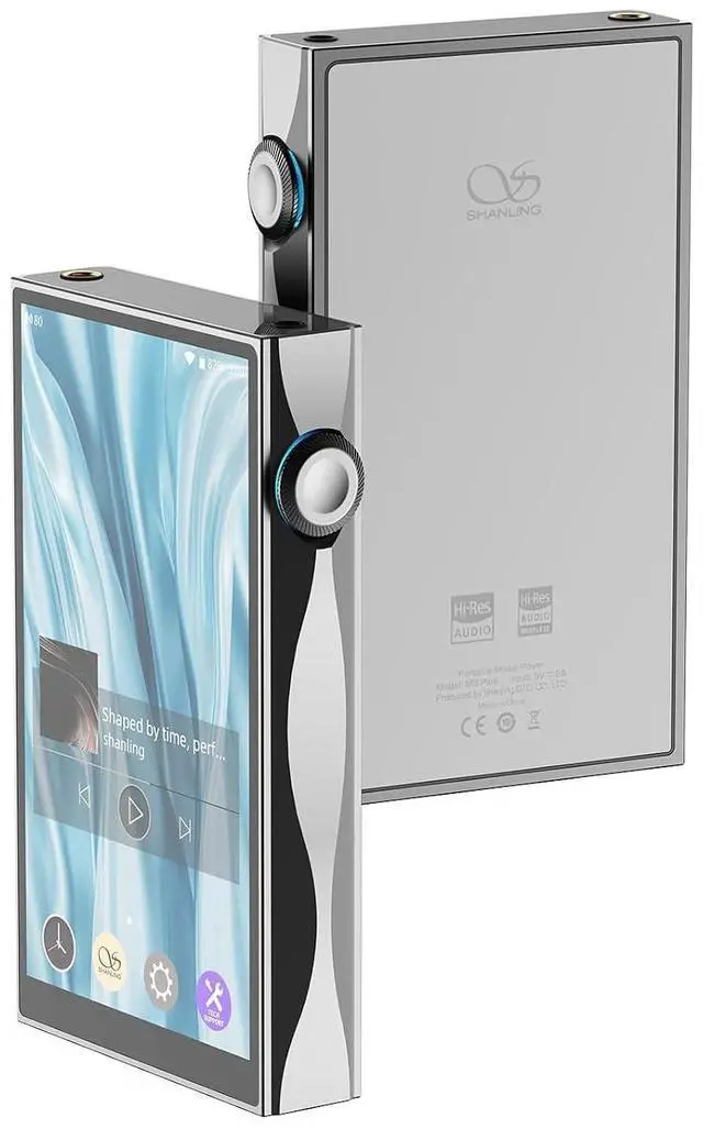 Main image of M3 Plus Android 13 Music Player Hi-Res Portable Digital Audio MP3 Player, Snapdragon 665 4GB+64GB,4X CS43198 DAC,768kHz/32bit,DSD512,MQA 16X3.5mm/4.4mm,800mW@32 Output (Grey)