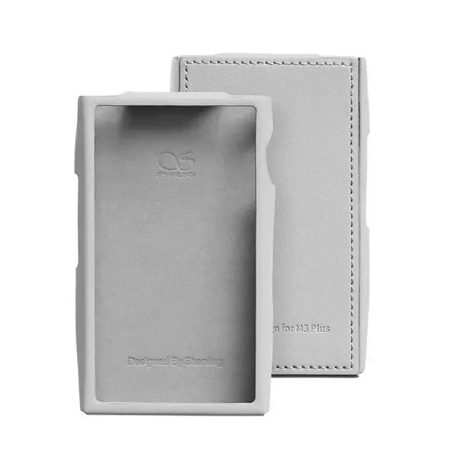 Alt view image 5 of 7 - M3 Plus HiFi Music Player with Grey Leather Case, Android13 Portable Digital Audio Player USB DAC AMP Hi-Res Audio MP3/MP4 Player,DSD512 PCM768
