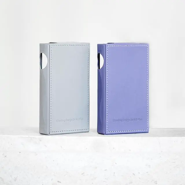 Alt view image 6 of 7 - M3 Plus HiFi Music Player with Grey Leather Case, Android13 Portable Digital Audio Player USB DAC AMP Hi-Res Audio MP3/MP4 Player,DSD512 PCM768