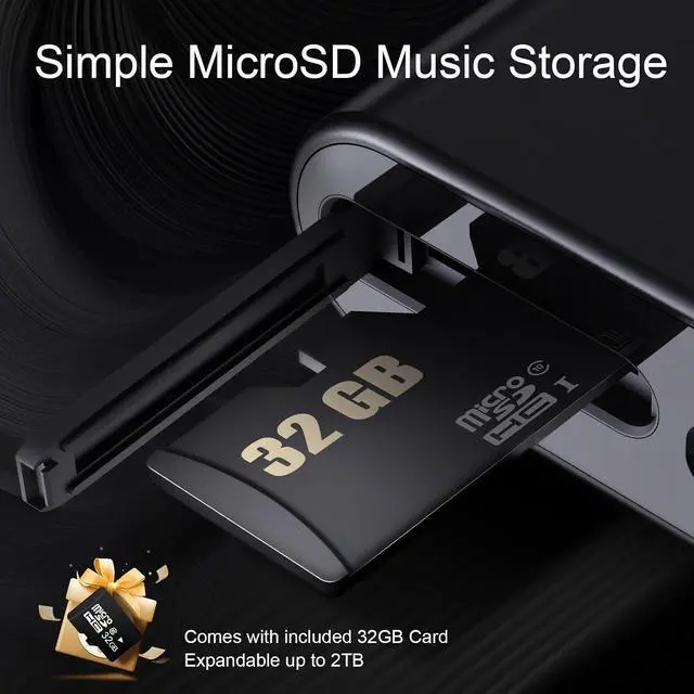 Alt view image 3 of 7 - M0s MP3 Player Portable Hi-Res Audio Player, 1.54-Inch Touch Screen Hi-Fi Lossless Sound Music Players with 32GB, Bluetooth 5.0 LDAC, USB DAC/AMP, Up to 10 Hours Playback, Black
