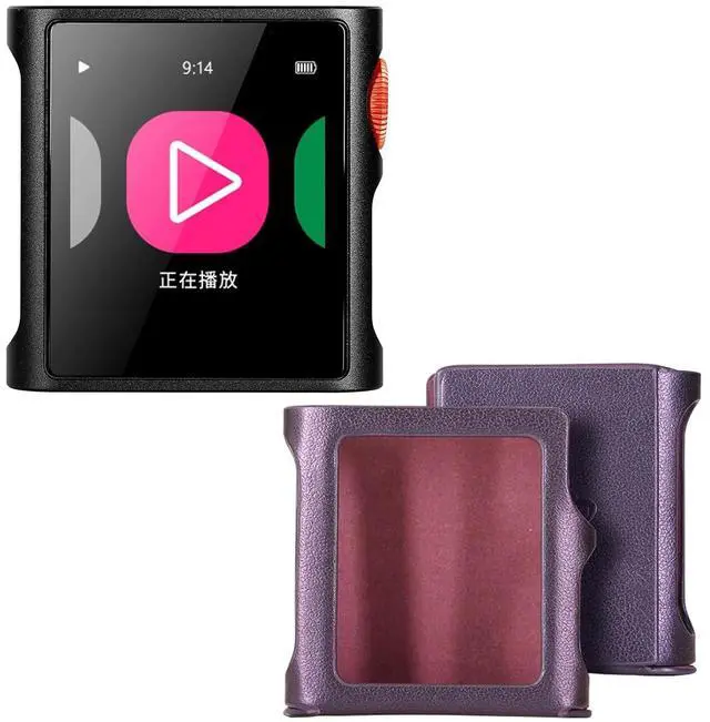 Main image of M0 Pura Hi-Res MP3 Music Player with Leather Case, Bluetooth 5.0,Portable Digital Audio Player DAP Player, 2X CS43131 DAC,APP Control,LDAC/SBC/AAC,3.5mm/Type-C Jack,384kHz /32bit,250mW@32