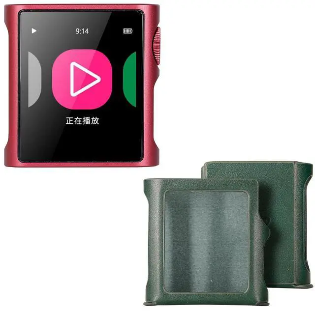 Main image of M0 Pura Hi-Res MP3 Music Player with Leather Case, Bluetooth 5.0,Portable Digital Audio Player DAP Player, 2X CS43131 DAC,APP Control,LDAC/SBC/AAC,3.5mm/Type-C Jack,384kHz /32bit,250mW@32