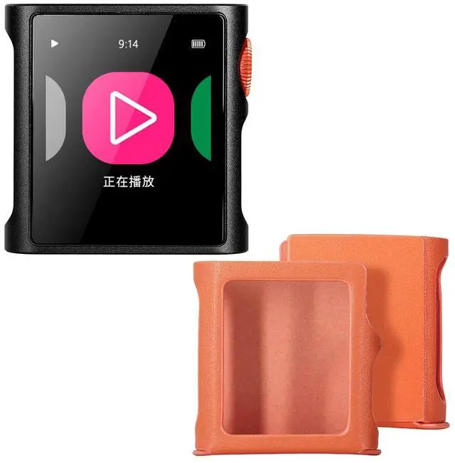 Main image of M0 Pura Hi-Res MP3 Music Player with Leather Case, Bluetooth 5.0,Portable Digital Audio Player DAP Player, 2X CS43131 DAC,APP Control,LDAC/SBC/AAC,3.5mm/Type-C Jack,384kHz /32bit,250mW@32