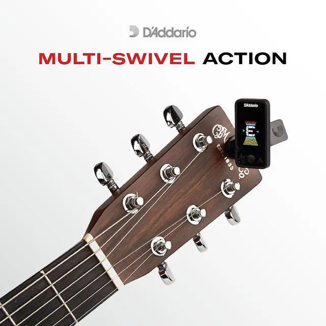 Alt view image 4 of 6 - Eclipse Headstock Clip-On Guitar Tuner, Black | Eclipse clip-on tuners provide fast, accurate tuning, easy visibility, and reliable performance for guitar players.