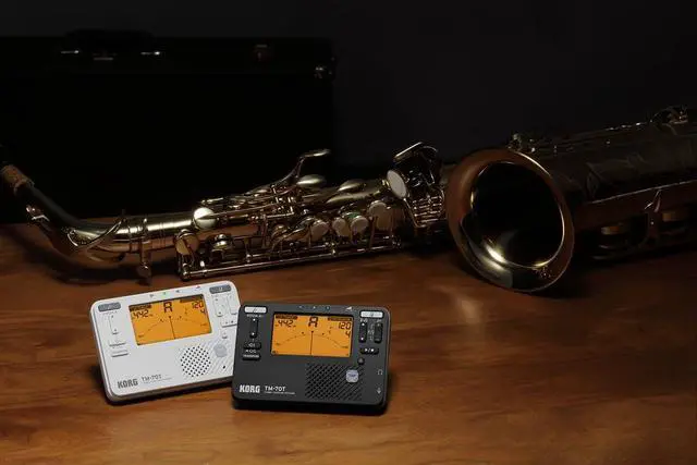 Alt view image 5 of 6 - TM-70C Tuner and Metronome w/ Contact Mic, Sound Out Mode, Transpose Mode, and Chromatic Mode - Black