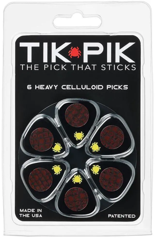 Main image of Celluloid Guitar Picks 6-Pack - Heavy 0.96mm