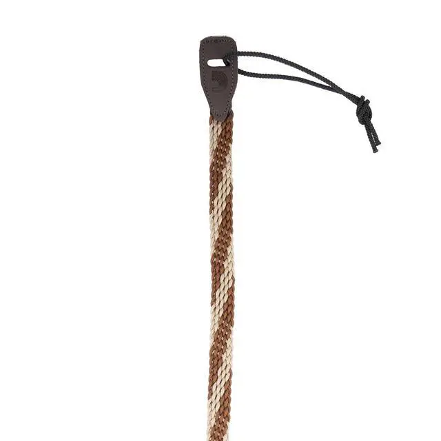 Alt view image 3 of 3 - Accessories Mandolin Strap - Mandolin Accessories - Braided Mandolin Strap - Brown/Cream
