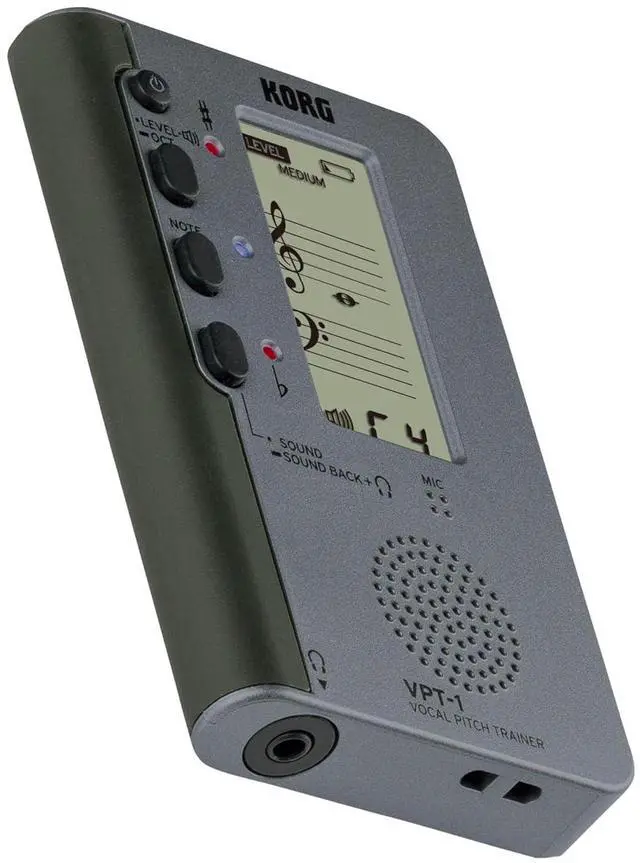Alt view image 4 of 7 - VPT-1 Vocal Pitch Trainer w/ Five-Line Musical Staff Display and Sound Back Function