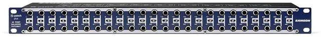 Main image of S Patch Plus 48 Point Balanced 1 Thirds Inch TRS Patch Bay, 1u | Fully Balanced 48-Point Patchbay, Front-Panel Normal and Half-Normal and Thru Switches, 1/4 Trs Front and Rear