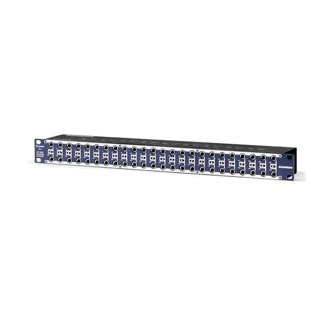 Alt view image 2 of 5 - S Patch Plus 48 Point Balanced 1 Thirds Inch TRS Patch Bay, 1u | Fully Balanced 48-Point Patchbay, Front-Panel Normal and Half-Normal and Thru Switches, 1/4 Trs Front and Rear