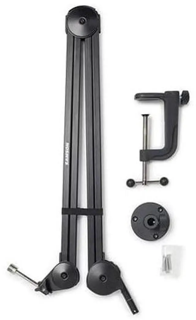 Alt view image 3 of 4 - MBA38 38" Microphone Boom Arm Studio Podcast USB Mic Stand w/Desk Clamp