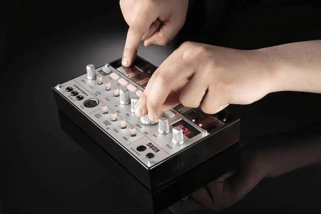 Alt view image 4 of 4 - Volca Bass Analog Synthesizer w/Three Oscillators and 16-step Sequencer
