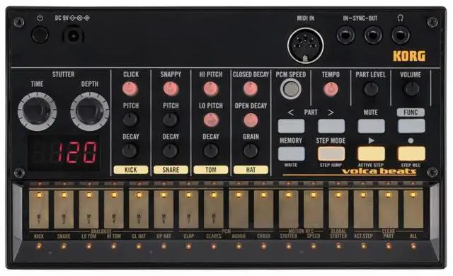 Main image of Volca Beats Analog Rythem Machine w/Electribe-style 16-step Sequencer and Real Analog Sounds