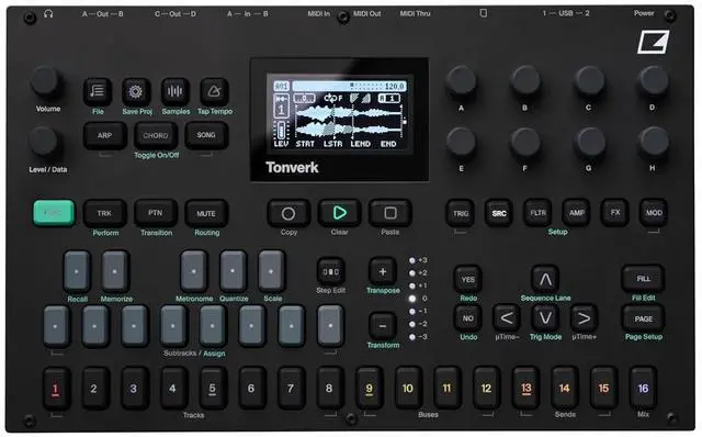 Main image of Tonverk Multisampler & Audio Processor - 16 Tracks, Auto Sampler
