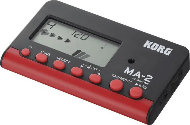 Main image of MA-2 Digital Metronome for Orchestral Instruments w/ Large Display and 400-Hours Battery Life - Black/Red