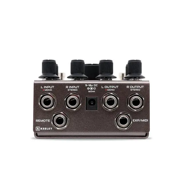 Alt view image 3 of 6 - RK2000 Funk Siren Ambient Loop Delay Pedal Black - Trey Anastasio DM2000 Stereo, MIDI, Hold, Mod, and Presets