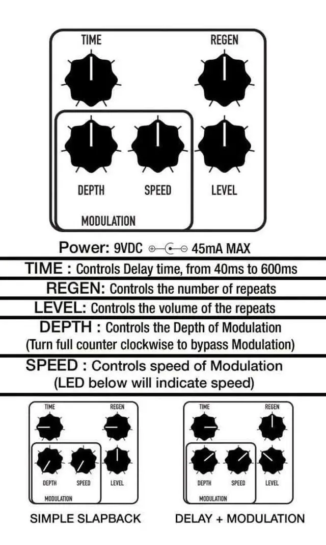Alt view image 4 of 4 - Magnetic Echo Modulated Tape Delay Pedal