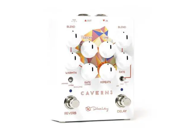 Alt view image 2 of 2 - Caverns V2 Reverb and Delay Pedal, White (KCav2)