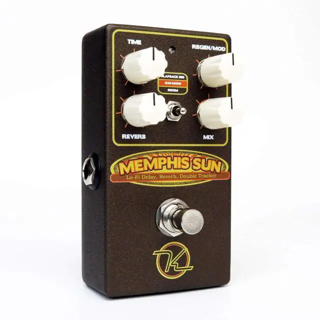 Alt view image 2 of 3 - Memphis Sun Lo-Fi Reverb Echo Double-Tracker Pedal