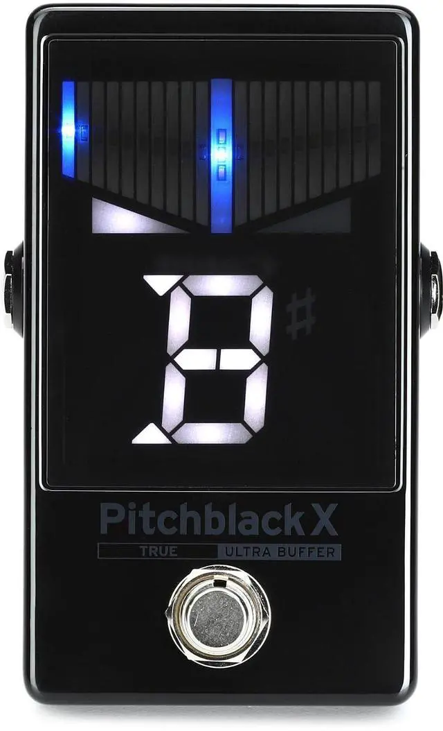 Main image of Pitchblack X Chromatic Guitar Pedal Tuner w/ Four Display Modes and High Visibility Display (PBX)
