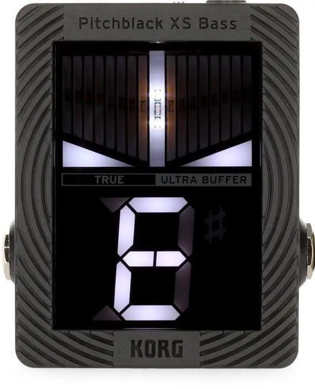 Alt view image 7 of 7 - Pitchblack XS Compact Chromatic Bass Guitar Pedal Tuner w/ Four Display Modes and High Visibility Display (PBXSBASS)
