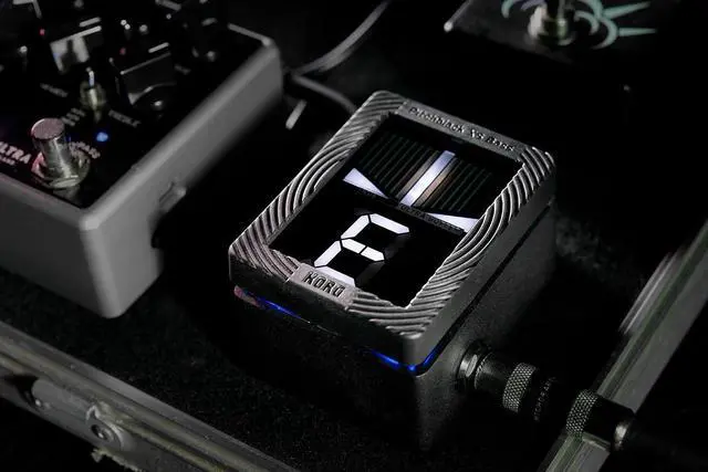 Alt view image 6 of 7 - Pitchblack XS Compact Chromatic Bass Guitar Pedal Tuner w/ Four Display Modes and High Visibility Display (PBXSBASS)