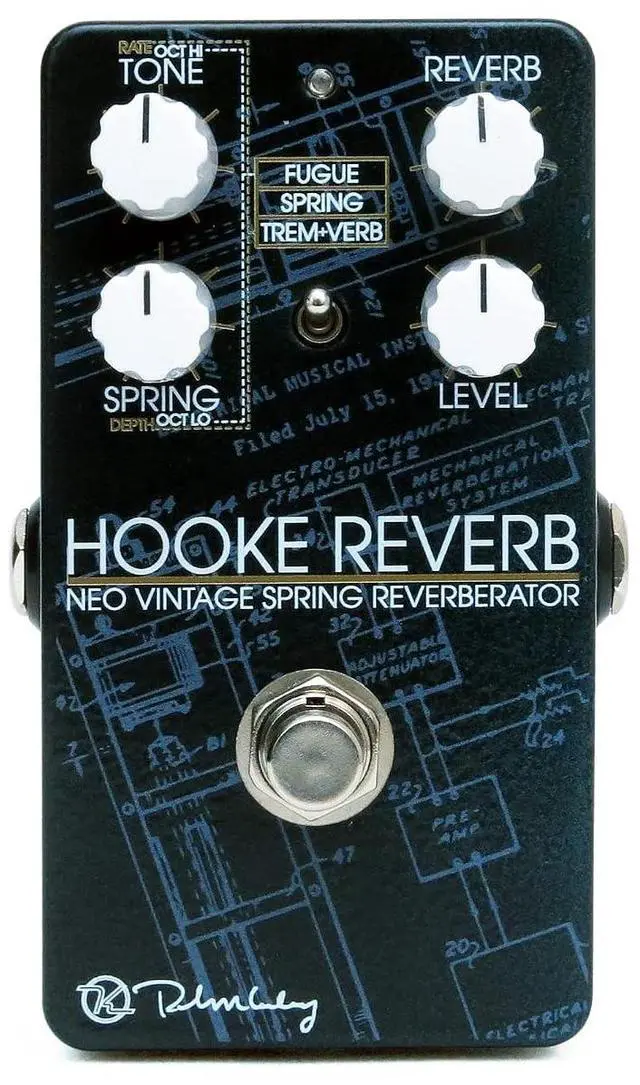 Main image of Hooke Spring Reverb Tremolo and Fugue Pedal