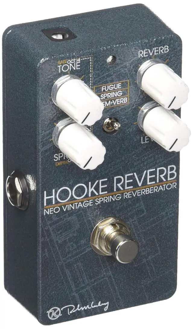 Alt view image 3 of 3 - Hooke Spring Reverb Tremolo and Fugue Pedal