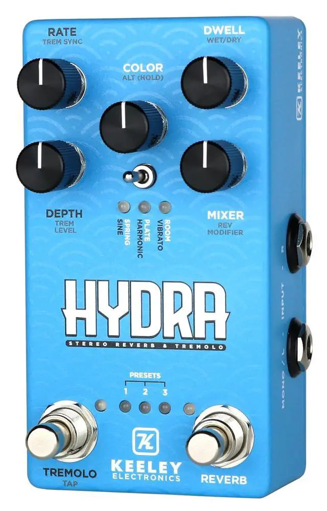 Alt view image 2 of 7 - Hydra Stereo Reverb and Tremolo Pedal
