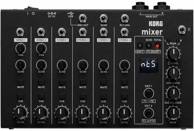 Main image of NTS-4 6-Channel Analog Performance Mixer Kit with Built-In Effects, USB-C Audio/MIDI, and Eurorack Compatiblity