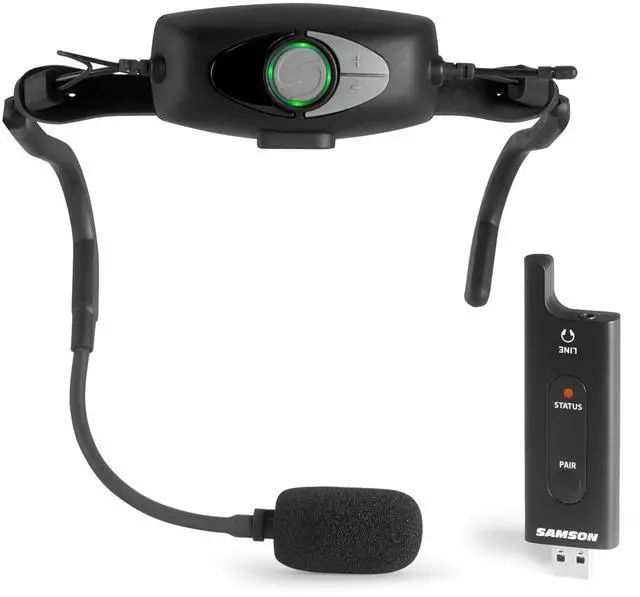 Main image of Airline Xd Fitness Headset USB Digital Wireless System | Includes Ahd Qe Headset Transmitter Plus RXD2 USB Stick Receiver, 2.4 Ghz Digital Wireless for Fitness Instructors
